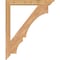 Ekena Millwork Balboa Traditional Smooth Bracket w/ Offset Brace, Western Red Cedar, 5 1/2"W x 36"D x 44"H BKT0604X36X44BOA01SWR - alternate 4